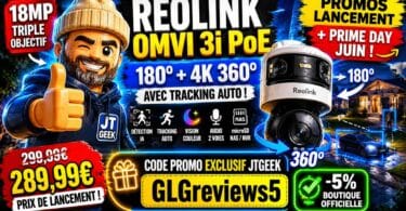 bon plan reolink omvi 3i poe promos lancement + code promo exclusif jtgeek glgreviews5 sur la boutique officielle reolink