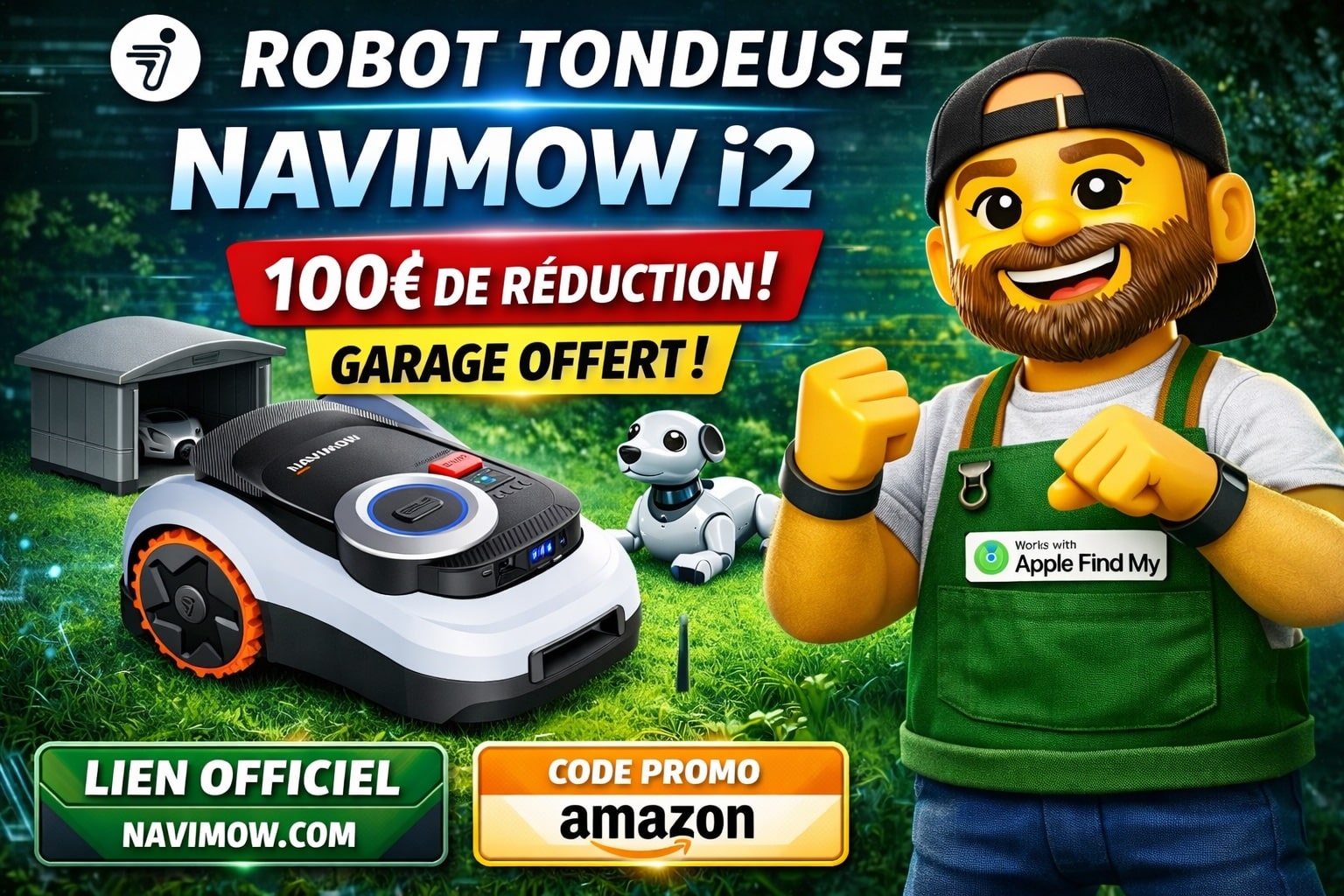 bon plan segway navimow i2 lidar by jtgeek
