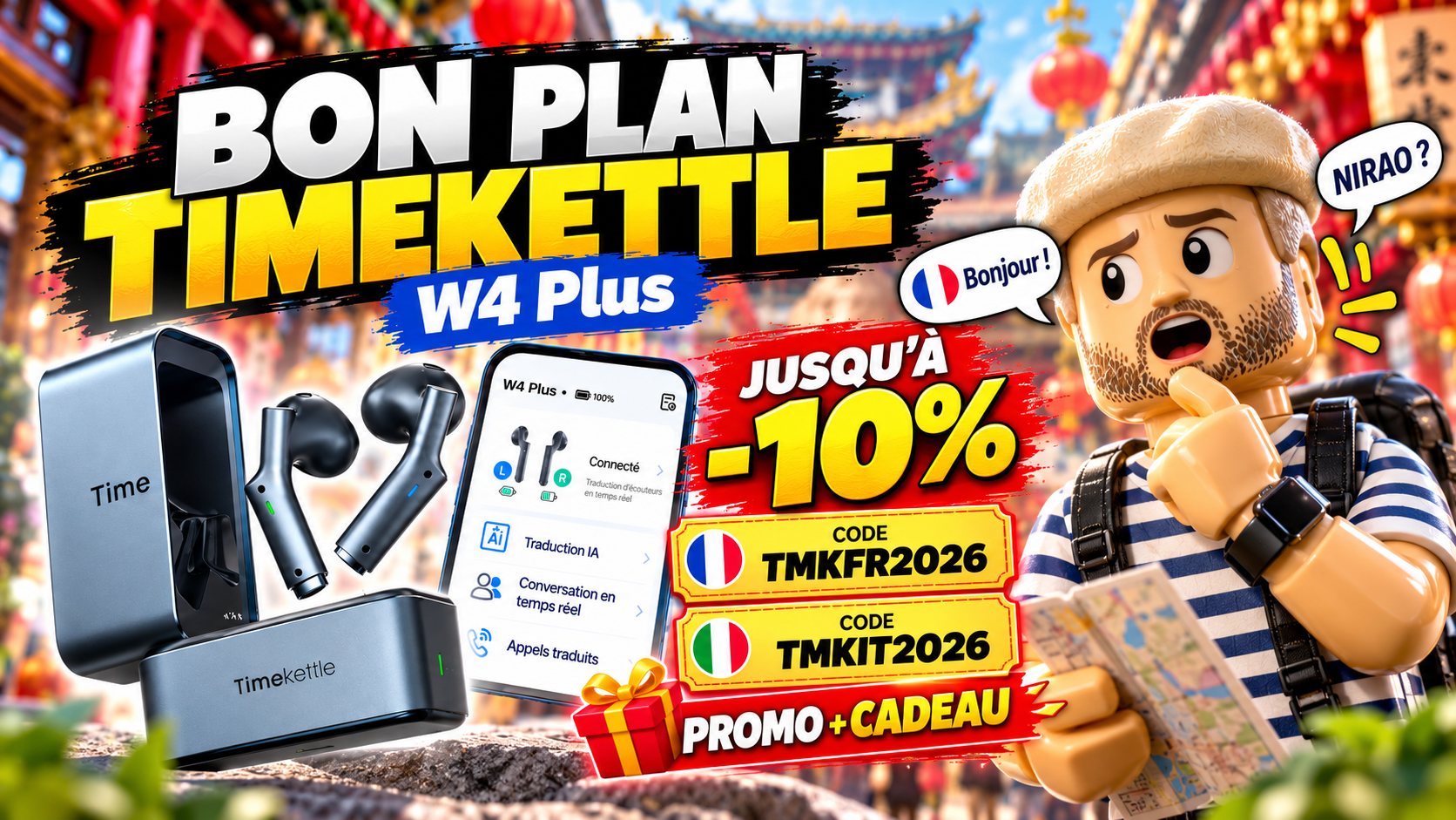 bon plan timekettle w4 plus jusqu’à 10 % de réduction avec nos codes promo jtgeek