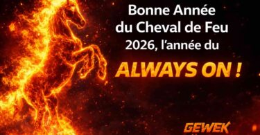 bonne année du cheval de feu 2026, l'année du always on !