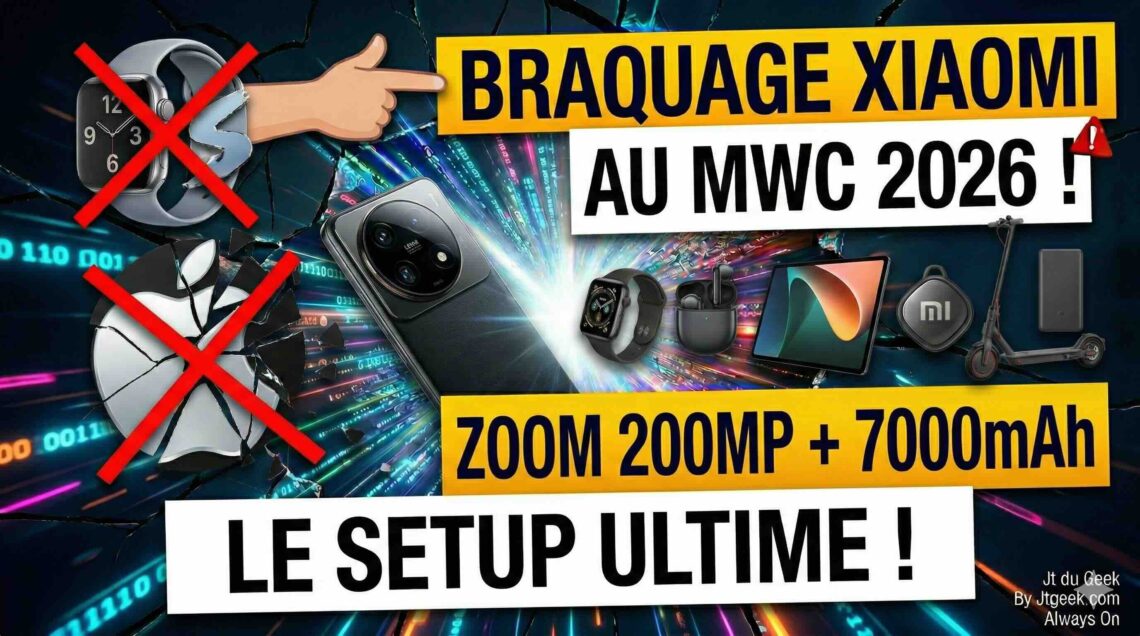 braquage xiaomi au mwc l'écosystème xiaomi 17 ultra, pad 8 pro et watch 5 est enfin là