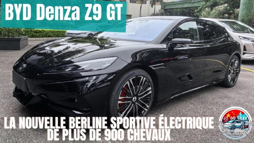 byd denza z9 gt, la nouvelle berline sportive électrique de plus de 900 chevaux