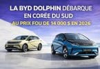 byd dolphin en corée du sud