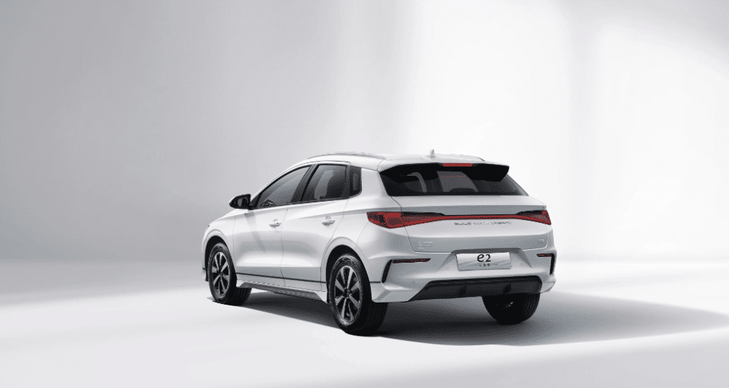 byd e2 honor edition back