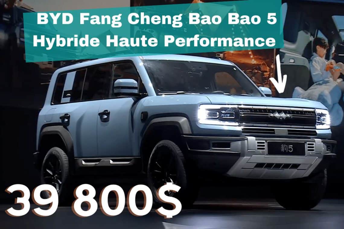 byd fang cheng bao bao 5 hybride haute performance