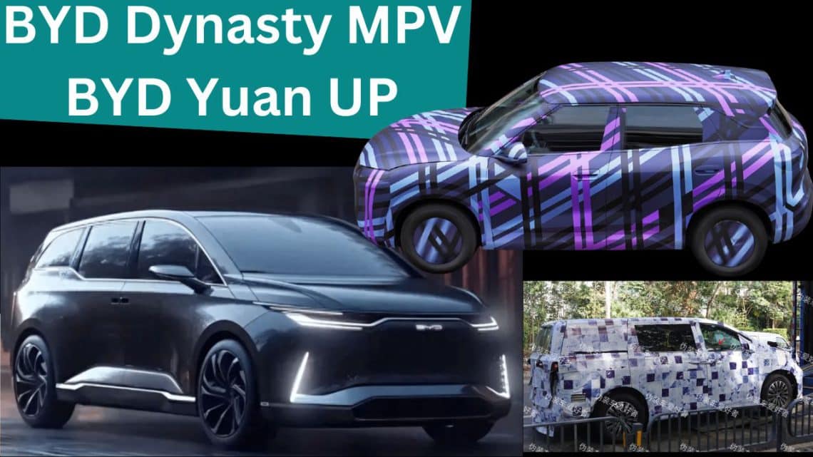 byd frappe fort avec yuan up et le nouveau mpv dynasty à 200 km d'autonomie