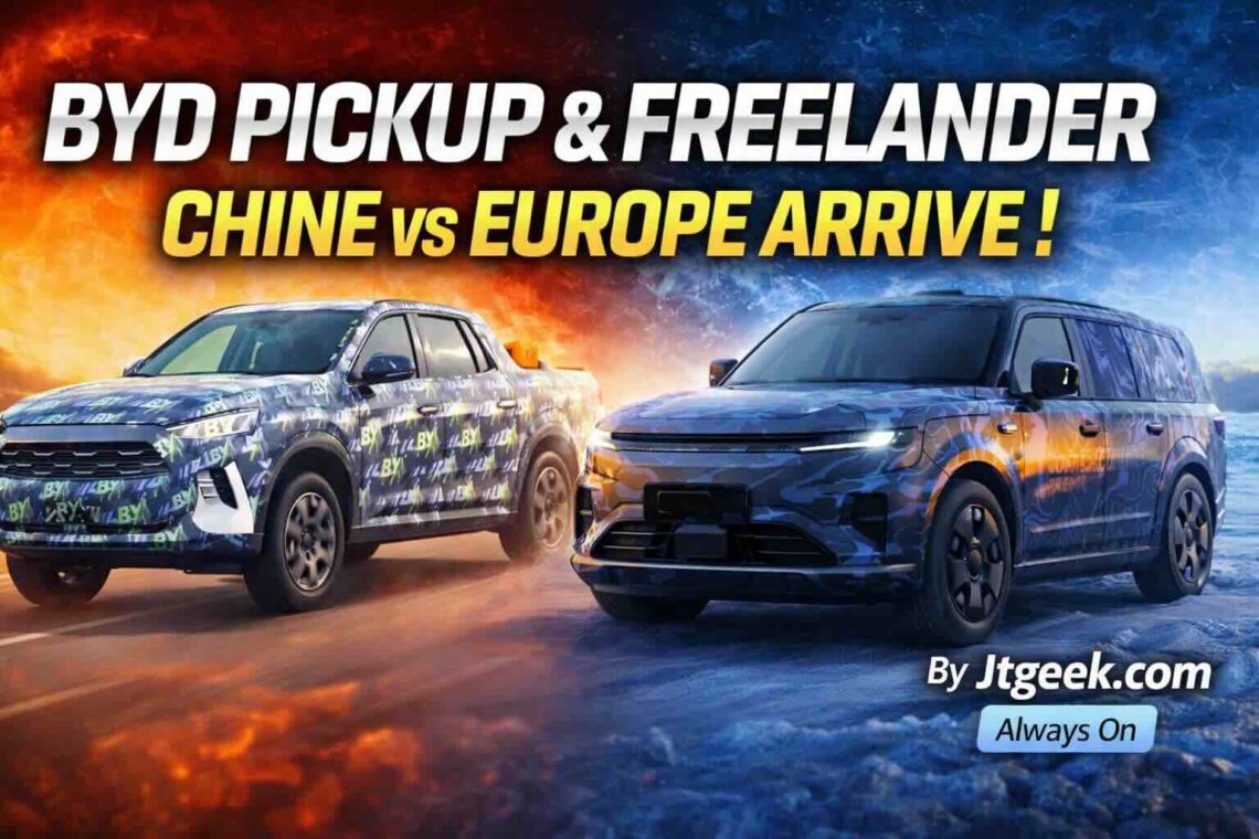 byd pickup & freelander chery jlr le choc chine vs europe arrive !