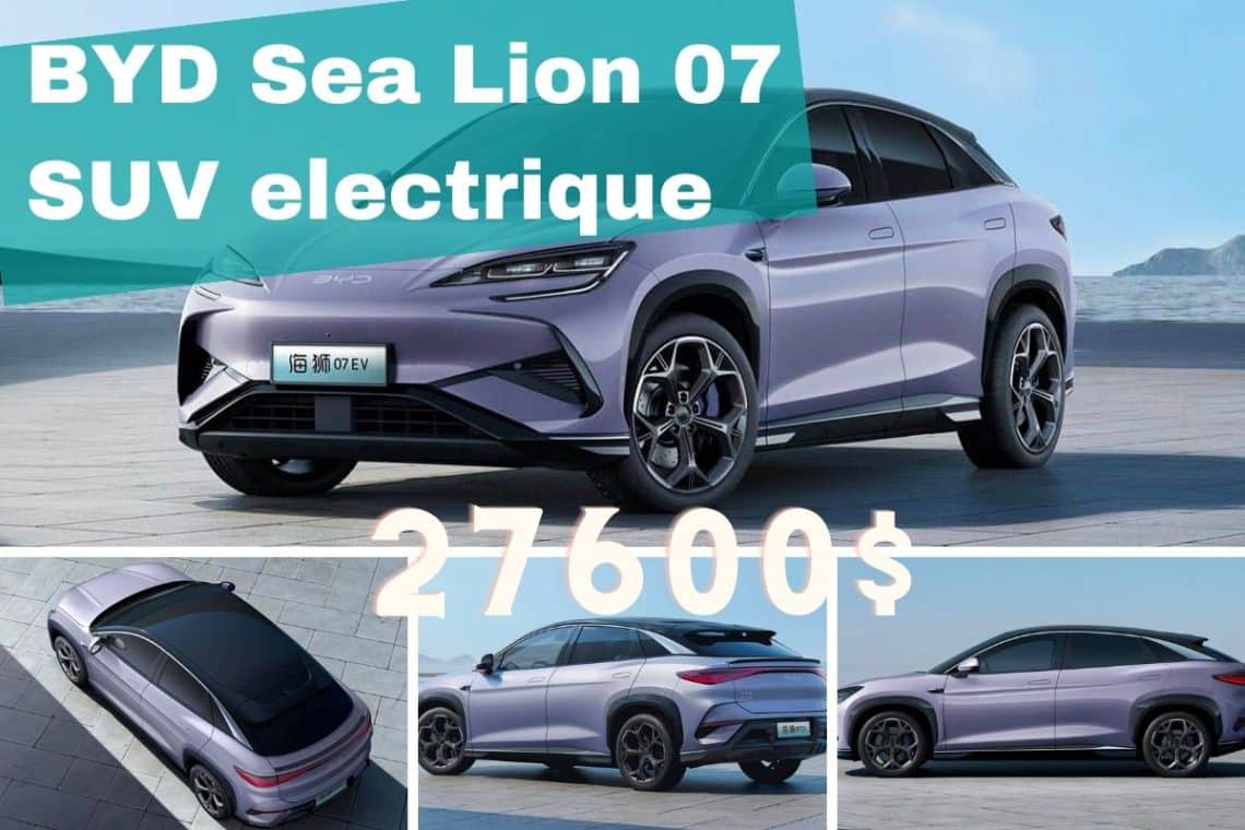 byd sea lion 07 la nouvelle référence des suv électriques à 27 600 usd