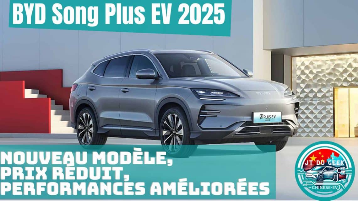 byd song plus ev 2025 ,nouveau modèle, prix réduit et performances améliorées