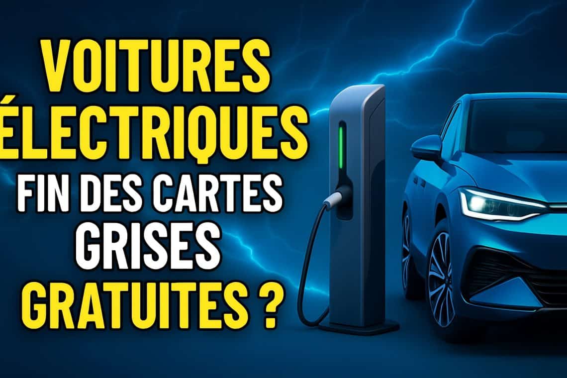 carte grise payante pour les véhicules électriques ce qui change dès le 1er mai 2025