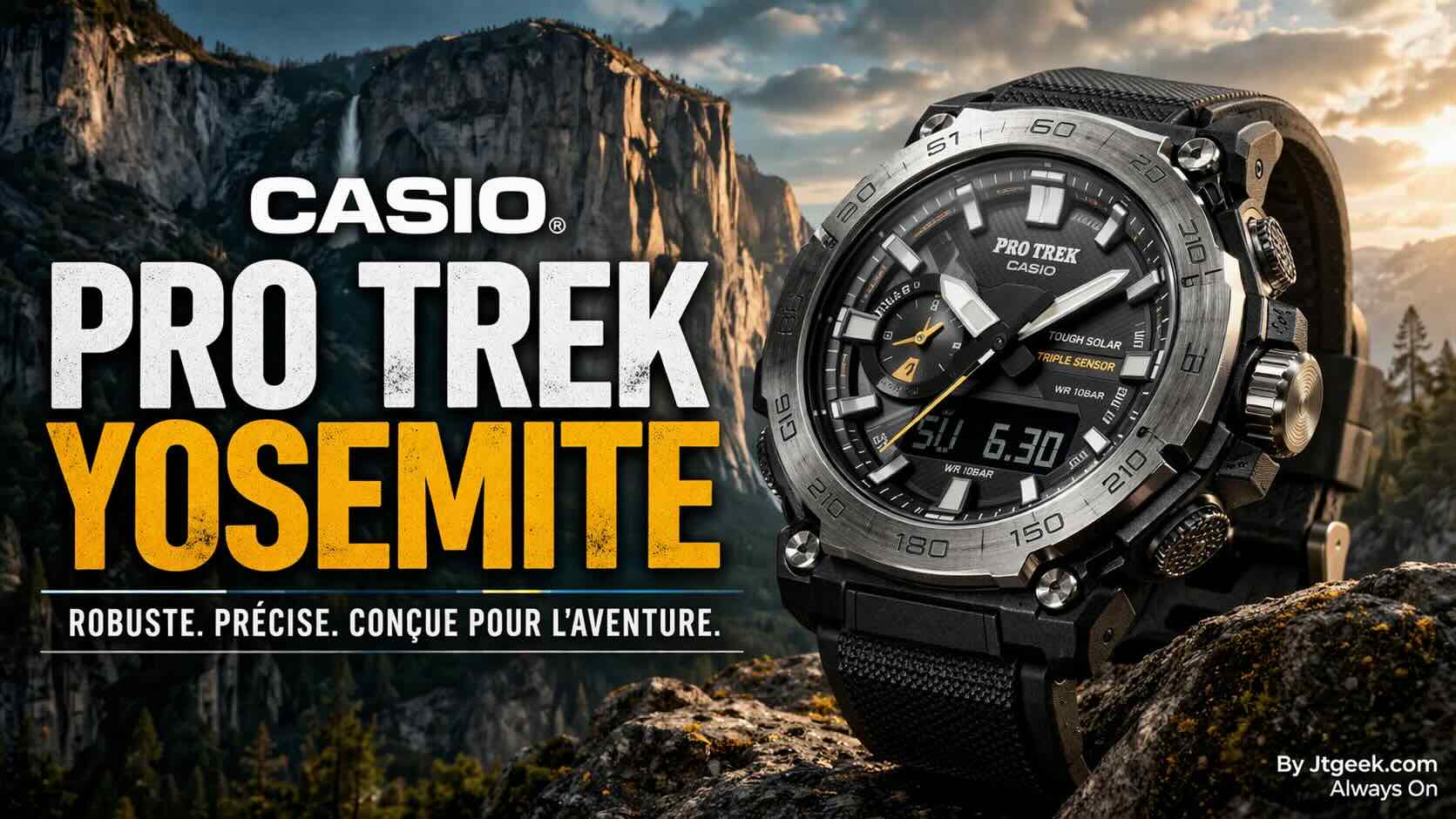 casio pro trek yosemite la montre outdoor au design massif qui fait la différence
