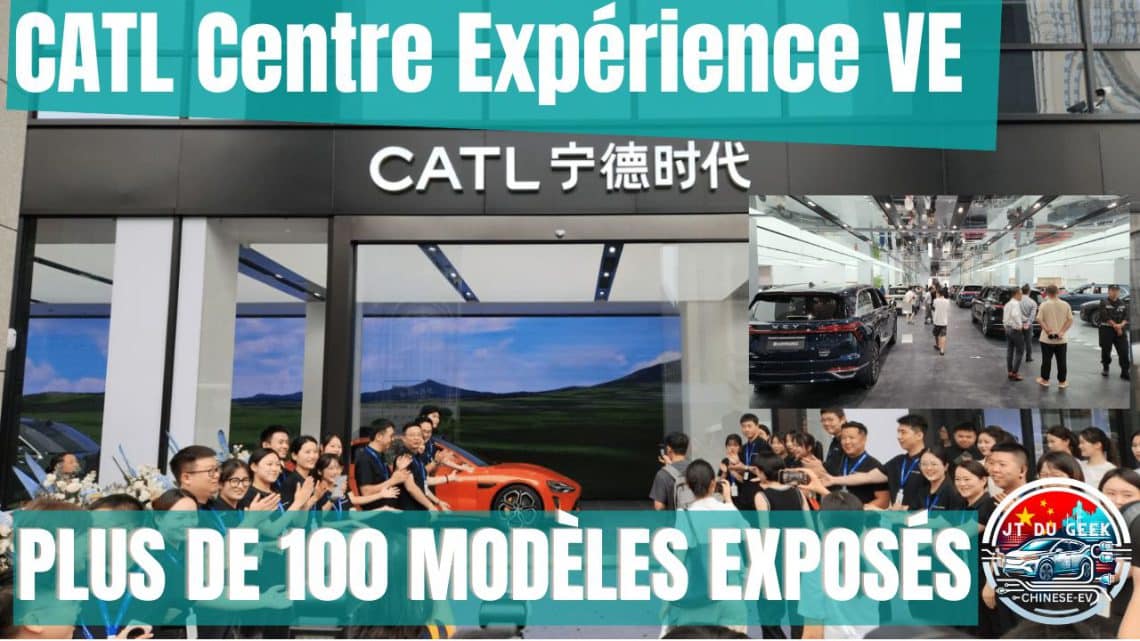 catl ouvre son premier centre d'expérience ve ,plus de 100 modèles exposés