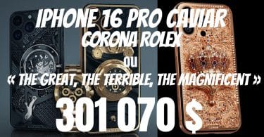 caviar propose l’iphone 16 pro max transformé en joyau royal, à partir de 301 070 $ !