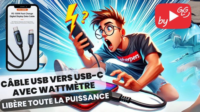 ce câble usb vers usb c avec wattmètre dévoile toute la puissance de tes appareils