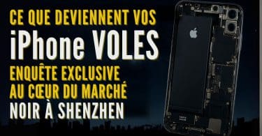 ce que deviennent vos iphone volés