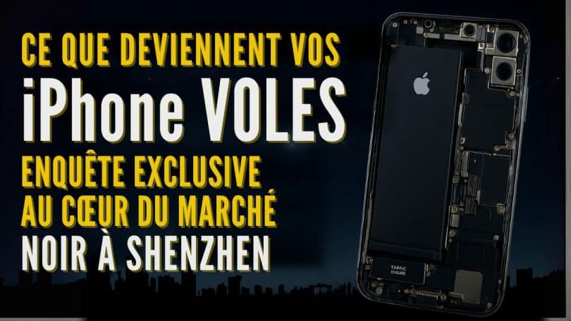 ce que deviennent vos iphone volés