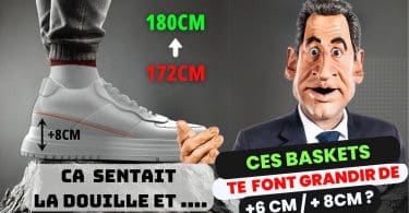 ces baskets te font grandir de +8 cm ? ca sent la douille !