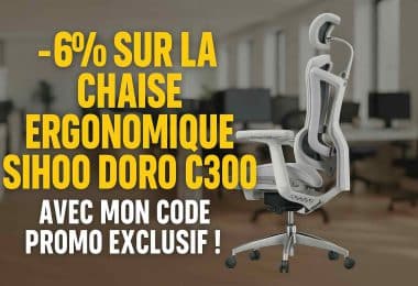 chaise ergonomique sihoo doro c300