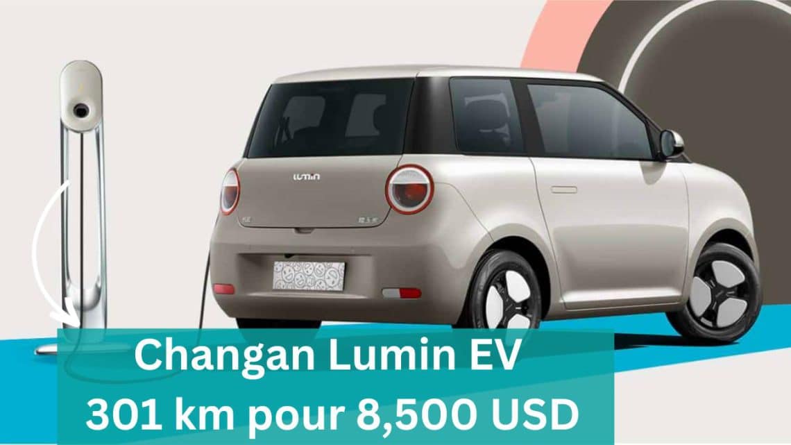 changan lumin ev ,301 km pour 8,500 usd