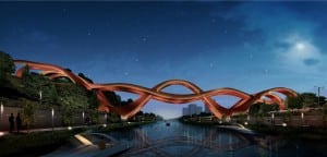 next architects dragon bridge changsha