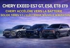 chery exeed es7 gt, es8, et8 et et9