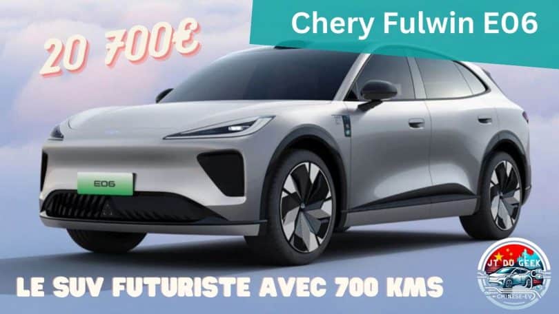 chery fulwin e06 ,le suv futuriste à partir de 20,700 euros !