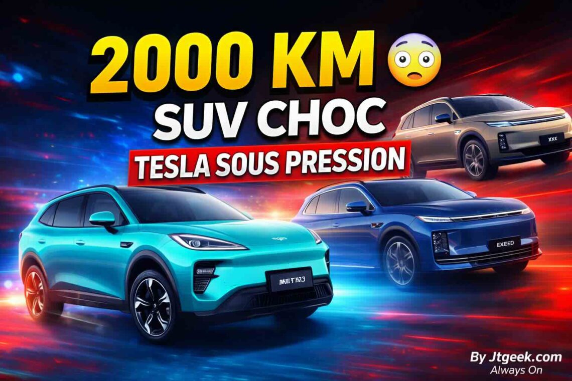 chery fulwin t9l, xpeng gx, exeed ex7 2000 km, suv premium et techno choc !