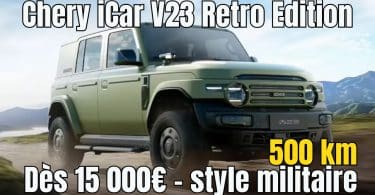 chery icar v23 youtube