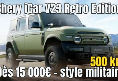 chery icar v23 youtube