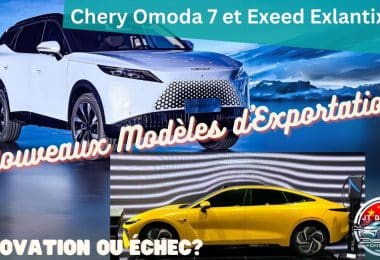 chery omoda 7 & exeed exlantix es, prêts pour l'export dès 36,000€!