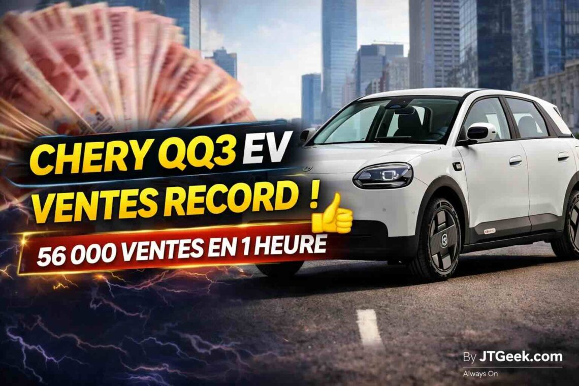 chery qq3 ev la citadine électrique qui pulvérise les records avec 56 000 ventes en une heure