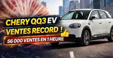 chery qq3 ev la citadine électrique qui pulvérise les records avec 56 000 ventes en une heure