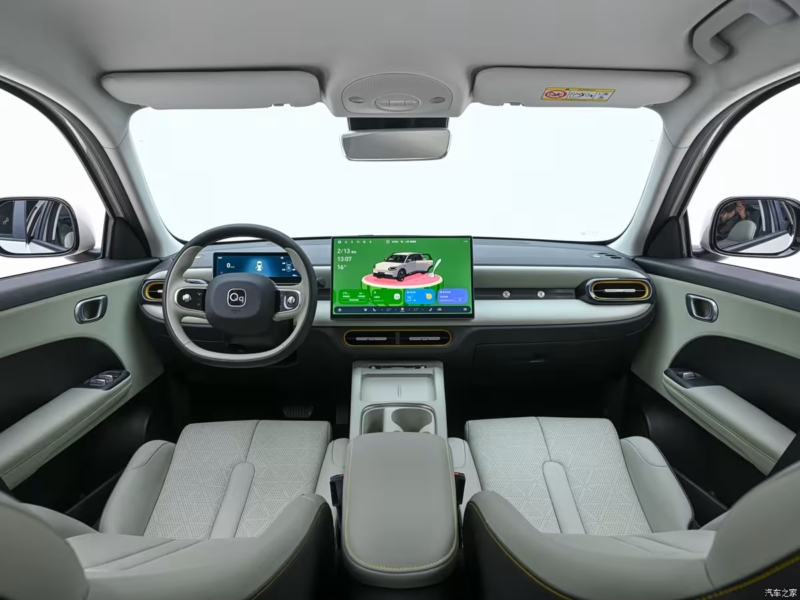 chery qq3 ev tableau de bord