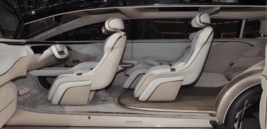 chery’s exeed e08 flagship mpv seats