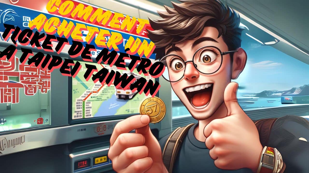 Tutoriel Comment Acheter un Ticket de Métro à Taipei, Taiwan