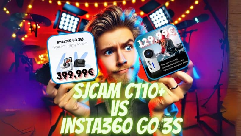 comparatif sjcam c110+ à 129,99€ vs insta360 go 3s à 399,99€, pourquoi payer plus