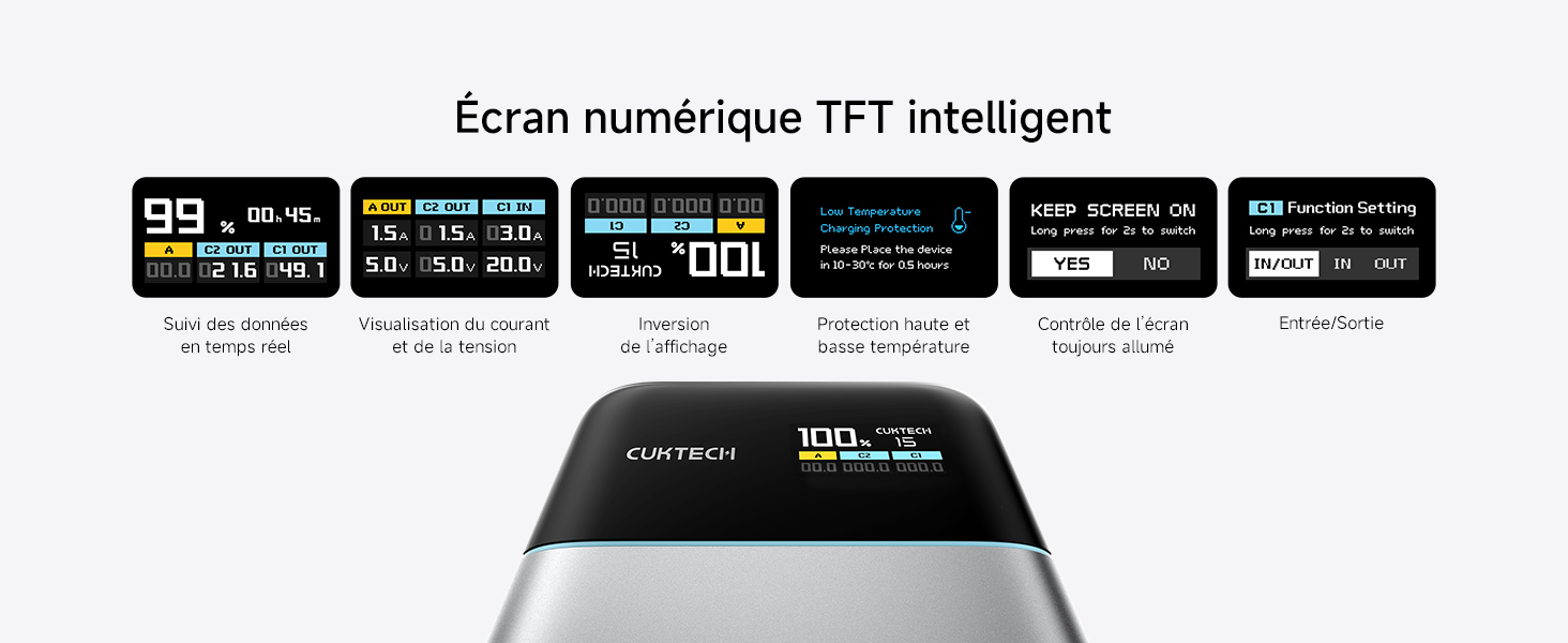 cuktech 15 air 100w ecrans