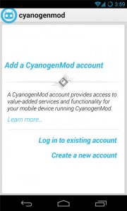 compte utilisateur rom android custom cyanogenmod