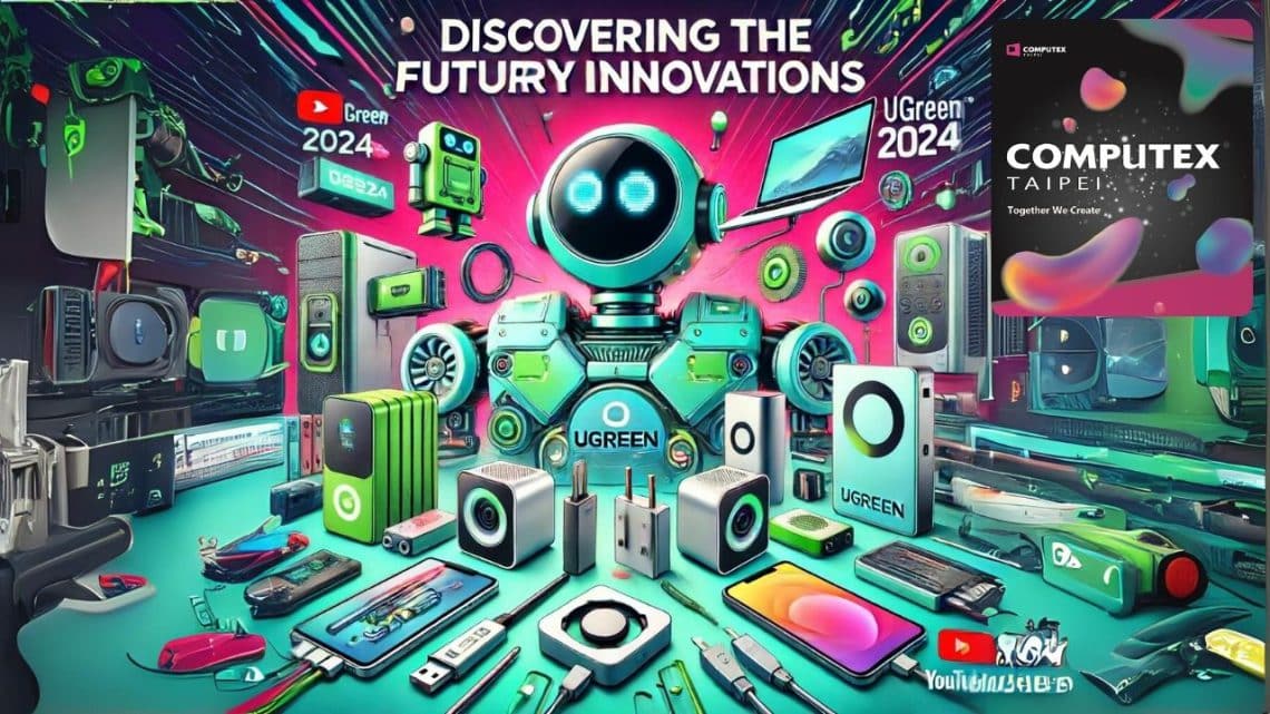 découverte des nouveautés ugreen au computex 2024 ,chargeurs, hubs et plus