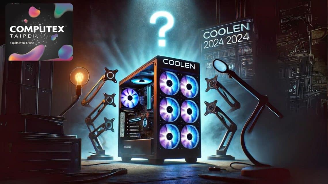découverte du stand coolen au computex 2024 , ventilateurs led et écrans pour cpu