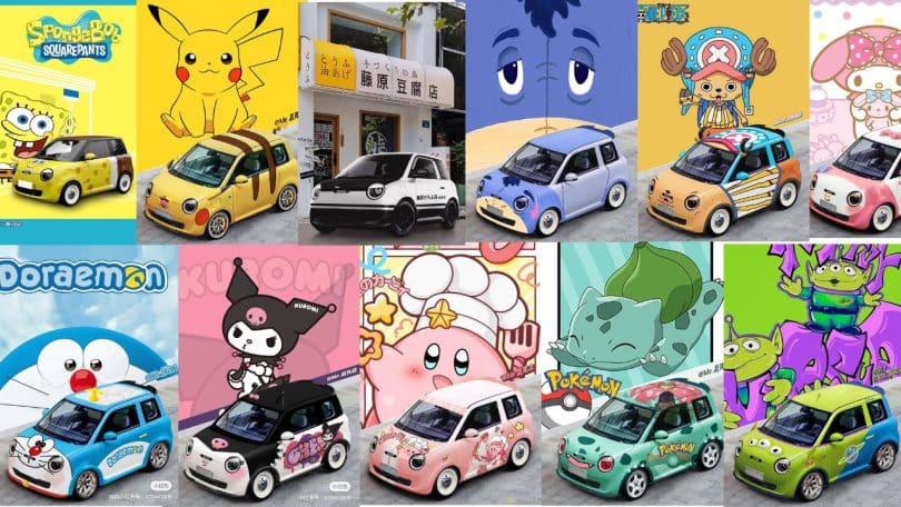 des mini citadines électriques ultra kawaii en chine