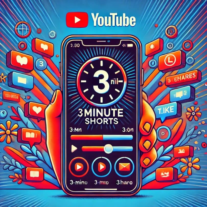 des shorts youtube de 3 minutes plus de temps pour captiver votre audience !