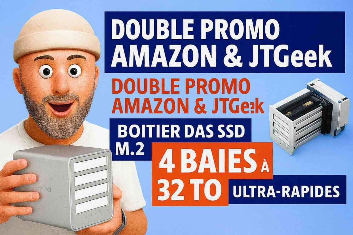 double promo amazon & jtgeek sur le boîtier das orico ssd m.2