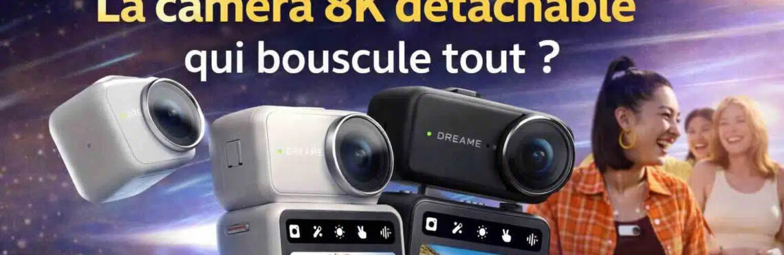 dreame leaptic cube la caméra d’action modulaire 8k qui veut réinventer la vidéo embarquée