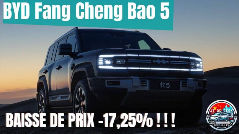 éduction de 17,25% sur le byd bao 5 ! prix à partir de 33 000 €