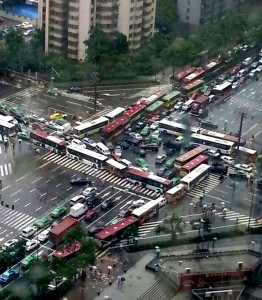 embouteillage Chine