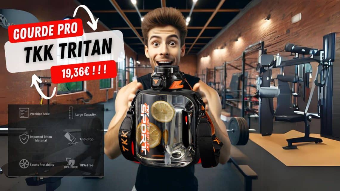 enfin une gourde sport professionnelle à prix imbattable sur aliexpress avec la tkk tritan