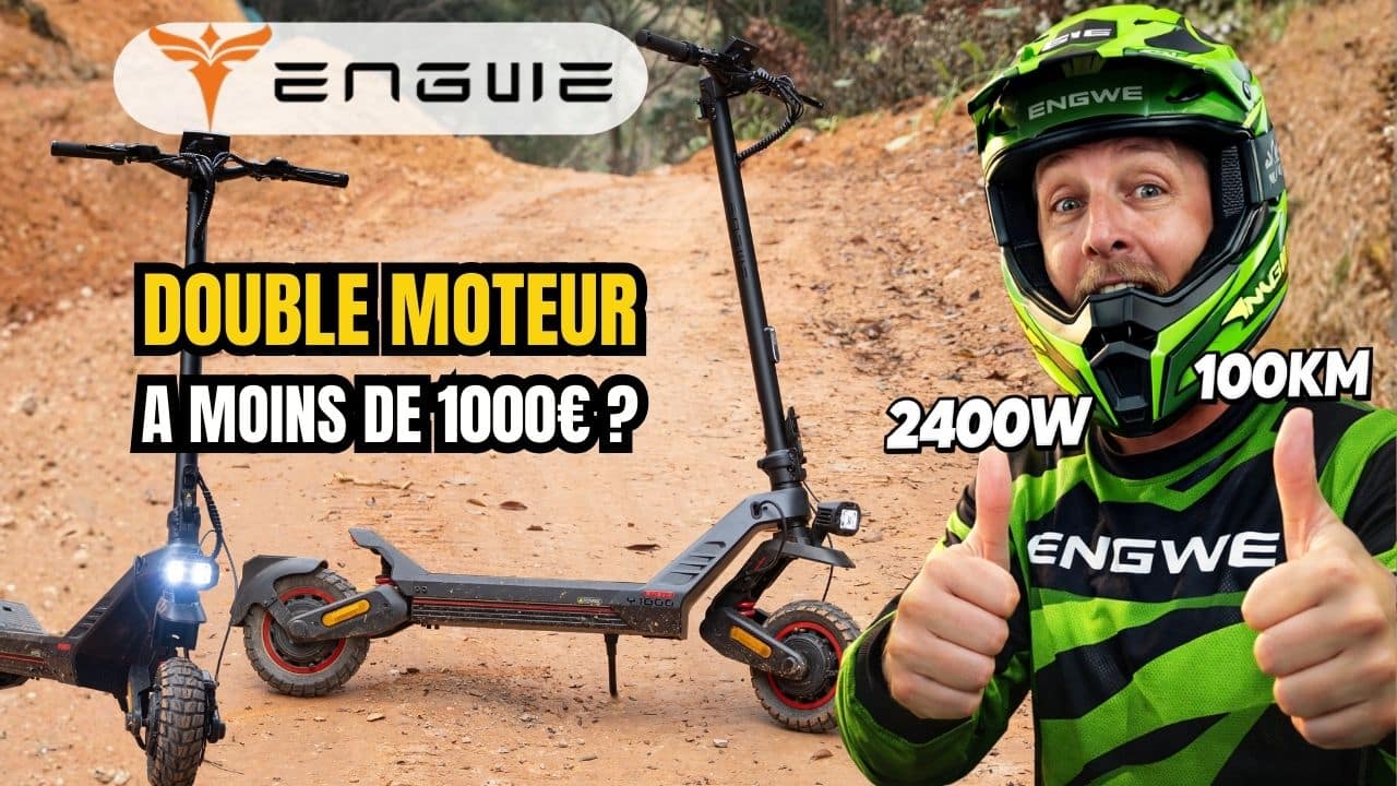 engwe y1000 ,la meilleure trottinette dual motor sous 1000€ ? youtube