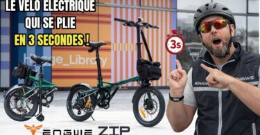 engwe zip le vélo électrique le plus portable sous 1000€ ! se plie en 3s, format valise cabine