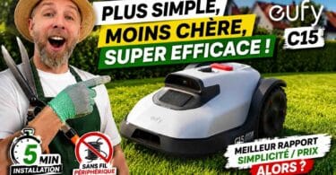 eufy c15 robot tondeuse installation en 5 minutes, moins cher et vraiment efficace ?